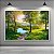Quadro Decorativo Paisagem Natural Amanhecer no Lago e Árvores Floridas 6210 - Imagem 5