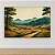 Quadro Decorativo Paisagem Natural Montanhas Floresta e Estrada ao Amanhecer 6198 - Imagem 2