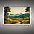 Quadro Decorativo Paisagem Natural Montanhas Floresta e Estrada ao Amanhecer 6198 - Imagem 1