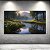 Quadro Decorativo Paisagem Natural Rio Montanhas e Margaridas ao Sol 6221 - Imagem 3