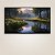 Quadro Decorativo Paisagem Natural Rio Montanhas e Margaridas ao Sol 6221 - Imagem 4