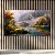 Quadro Decorativo Paisagem Outonal Rio Floresta e Montanhas Nebulosas 6259 - Imagem 3