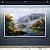 Quadro Decorativo Paisagem Outonal Rio Floresta e Montanhas Nebulosas 6259 - Imagem 5