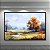 Quadro Decorativo Paisagem Outonal Rio Árvore Laranja Aquarela 6265 - Imagem 3