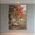 Quadro Decorativo Paisagem Outonal Árvores Vermelhas e Colinas Validade 6212 - Imagem 4