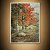 Quadro Decorativo Paisagem Outonal Árvores Vermelhas e Colinas Validade 6212 - Imagem 3