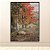 Quadro Decorativo Paisagem Outonal Árvores Vermelhas e Colinas Validade 6212 - Imagem 5