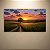 Quadro Decorativo Paisagem Pôr do Sol Árvore Solitária e Estrada no Campo 6238 - Imagem 1