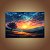 Quadro Decorativo Paisagem Pôr do Sol Árvore Solitária e Montanhas 6251 - Imagem 5