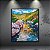 Quadro Decorativo Paisagem Rio Montanhas Ponte de Pedra e Céu Azul 6261 - Imagem 3