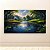 Quadro Decorativo Paisagem Rio na Floresta Luz do Sol e Lírio d'Água 6267 - Imagem 3