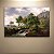 Quadro Decorativo Paisagem Rio na Floresta Montanhas e Cachoeira 6279 - Imagem 4