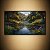Quadro Decorativo Paisagem Rio na Floresta Paisagem Natural e Flores Silvestres 6222 - Imagem 2