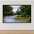 Quadro Decorativo Paisagem Rio na Floresta Verde e Montanha ao Sol 6266 - Imagem 2