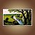 Quadro Decorativo Paisagem Rio Verde Natureza Campos e Árvores Ao Sol 6278 - Imagem 2