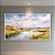 Quadro Decorativo Paisagem Rural Rio Voo de Pássaros e Céu Azul 6217 - Imagem 3