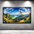 Quadro Decorativo Paisagem ValE Verde Com Montanhas e Céu Panorâmico 6253 - Imagem 5