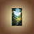 Quadro Decorativo Paisagem Vale Verde Montanhas e Floresta Ensolarada 6233 - Imagem 3