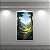 Quadro Decorativo Paisagem Vale Verde Montanhas e Floresta Ensolarada 6233 - Imagem 2