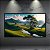 Quadro Decorativo Paisagem Vale Verde Árvore Centenária e Rio ao Pôr do Sol 6216 - Imagem 2