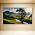 Quadro Decorativo Paisagem Vale Verde Árvore Centenária e Rio ao Pôr do Sol 6216 - Imagem 5