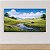 Quadro Decorativo Paisagem Vale Verdejante Rio Córrego e Montanhas Ao Fundo 6262 - Imagem 4