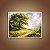 Quadro Decorativo Paisagem Árvore Gigante Caminho Florido e Céu Ensolarado 6234 - Imagem 3