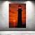 Quadro Decorativo Farol Marítimo ao Pôr do Sol com Céu Vermelho e Mar 6290 - Imagem 4