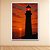 Quadro Decorativo Farol Marítimo ao Pôr do Sol com Céu Vermelho e Mar 6290 - Imagem 3