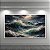 Quadro Decorativo Mar Revolto com Ondas Tempestuosas e Céu Nublado 6282 - Imagem 1