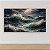 Quadro Decorativo Mar Revolto com Ondas Tempestuosas e Céu Nublado 6282 - Imagem 5