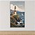 Quadro Decorativo Paisagem Costeira Farol na Falésia e Veleiro no Mar 6285 - Imagem 5