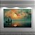 Quadro Decorativo Paisagem Marinha Navios Velas ao Pôr do Sol 6286 - Imagem 2