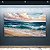 Quadro Decorativo Paisagem Marinha Praia Ondas e Montanhas Aquarela 6283 - Imagem 3