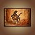 Quadro Decorativo Homem Tocando Violão Estilo Pintura Rupestre Rústica 6291 - Imagem 5