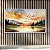 Quadro Decorativo Paisagem de Pôr do Sol em Aquarela com Lago e Floresta 6381 - Imagem 3