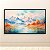 Quadro Decorativo Paisagem Montanhas Nevadas e Lago com Árvores Outonais 6384 - Imagem 4