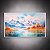 Quadro Decorativo Paisagem Montanhas Nevadas e Lago com Árvores Outonais 6384 - Imagem 2