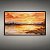 Quadro Decorativo Paisagem Pôr do Sol no Lago Montanhas e Horizonte Dourado 6385 - Imagem 2