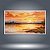 Quadro Decorativo Paisagem Pôr do Sol no Lago Montanhas e Horizonte Dourado 6385 - Imagem 5
