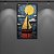 Quadro Decorativo Barco a Vela Mar Noturno Lua Cheia Pintura Moderna 6398 - Imagem 2