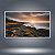 Quadro Decorativo Paisagem Costa Rochosa e Pôr do Sol Dourado Minimalista 6396 - Imagem 2