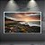 Quadro Decorativo Paisagem Costa Rochosa e Pôr do Sol Dourado Minimalista 6396 - Imagem 5