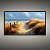 Quadro Decorativo Paisagem Dunas de Areia Mar e Campo de Trigo Dourado 6413 - Imagem 5