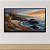 Quadro Decorativo Paisagem Litoral Califórnia Pôr do Sol Casas na Falésia 6391 - Imagem 2