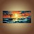 Quadro Decorativo Paisagem Marinha Navio ao Pôr do Sol e Montanhas ao Fundo 6393 - Imagem 5
