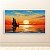 Quadro Decorativo Paisagem Marinha Veleiro ao Pôr do Sol em Tons Quentes 6405 - Imagem 4