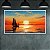 Quadro Decorativo Paisagem Marinha Veleiro ao Pôr do Sol em Tons Quentes 6405 - Imagem 5