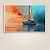 Quadro Decorativo Veleiro no Mar ao Pôr do Sol Estilo Surrealista Abstrato 6418 - Imagem 3