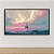 Quadro Decorativo Veleiro no Mar Pôr do Sol Rosa Estilo Pintura a Óleo 6410 - Imagem 3